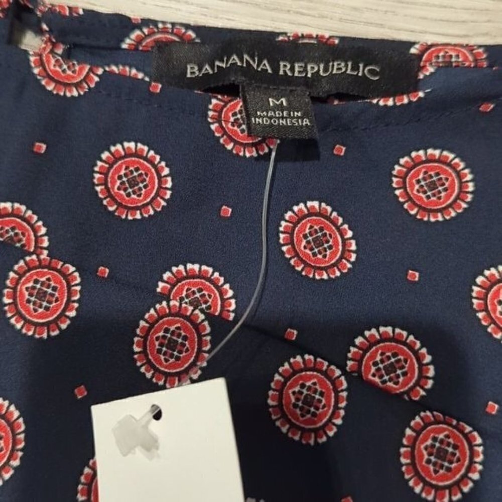 Banana Republic Top Blouse Size M - Picture 6 of 12